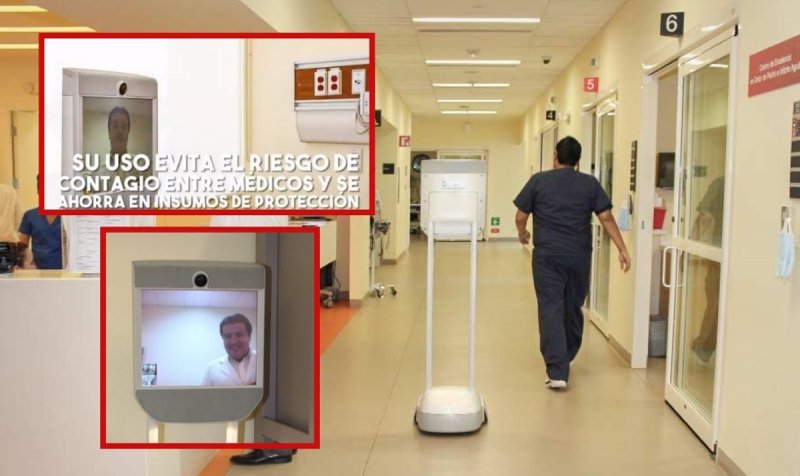 Robot Á-NIMO ayudará para atender a pacientes con coronavirus