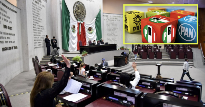 CONGRESO de Veracruz liderado por morena, APRUEBA reducir a la mitad el PRESUPUESTO a Partidos 