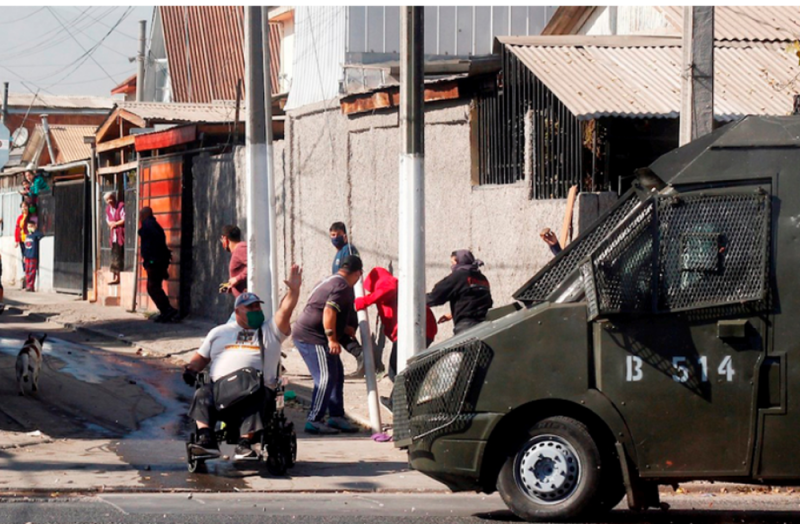 Chilenos PROTESTAN por falta de comida en plena pandemia, el gobierno responde así 