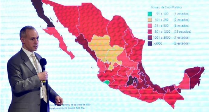 Comunidad del Valle de México es la zona de MÁXIMA transmisión de covid-19 