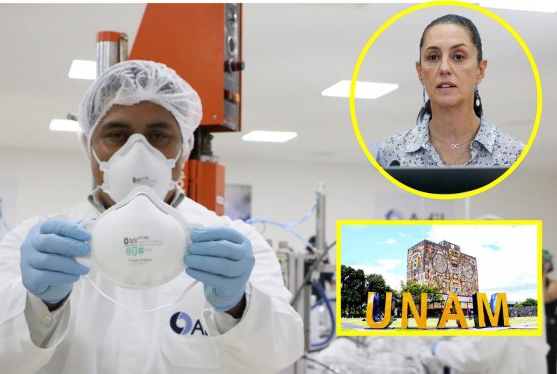 CDMX y UNAM inauguran fábrica de cubrebocas N95