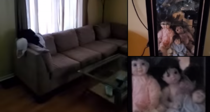 ¡ESCALOFRIANTE! Familia capta en VIDEO a muñecas MOVIÉNDOSE solas