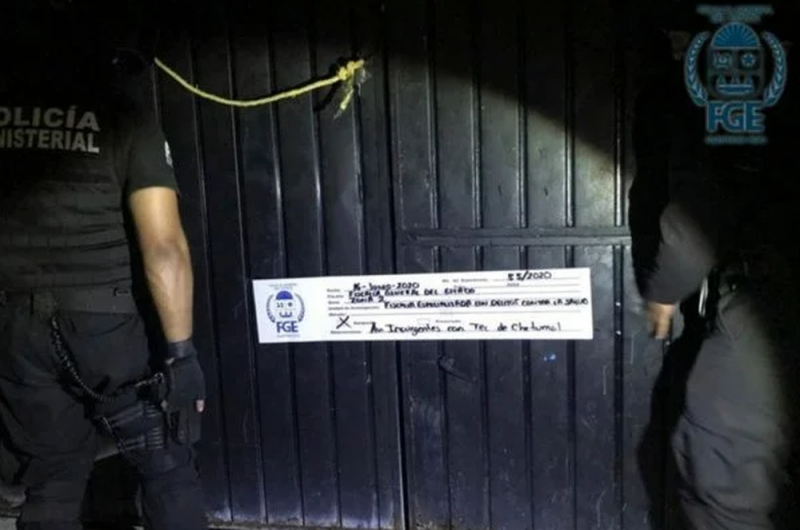 FGE DESMANTELA narco laboratorio en Chetumal