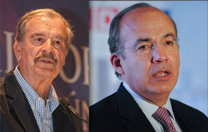 Difunden FOTOGRAFÍA INÉDITA de Calderón y Vicente Fox ¿Planeando el BOA?