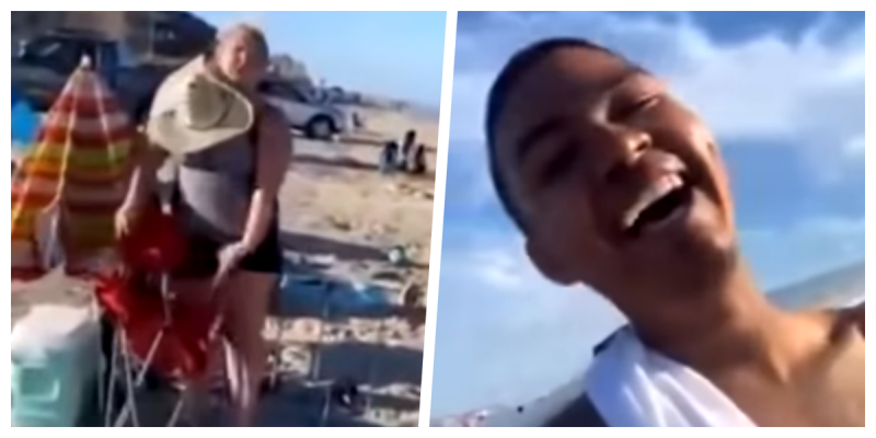 Joven MICHOACANO respondió así a ofensas racistas en playa de California (VIDEO)