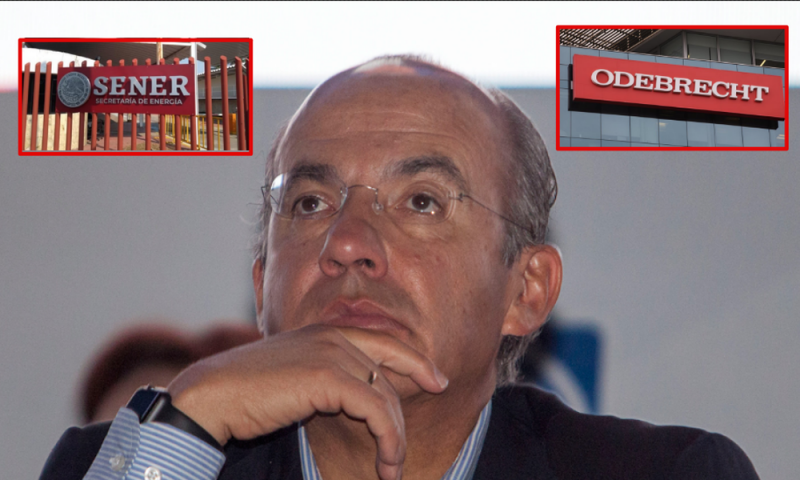 Calderón favoreció con jugosos contratos a Odebrecht cuando fue titular de la SENER