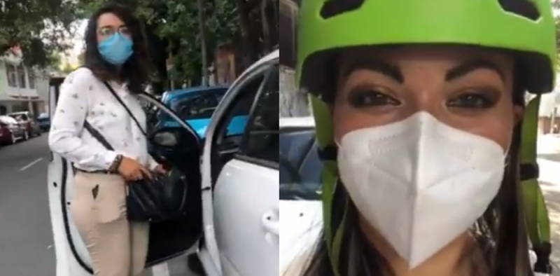 “Estás frustrada”, le gritan a ciclista que le pidió RESPETAR la Ciclovía en CDMX (Video)