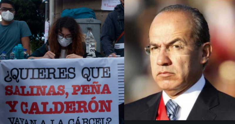 Preocupado por la exitosa recolección de firmas, Calderón se lanza contra quienes promueven Juicio
