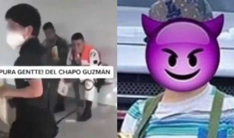 “Pura gente del Chapo Guzmán”: Niño sicario ostenta su poderío y amenaza a militares (video)y