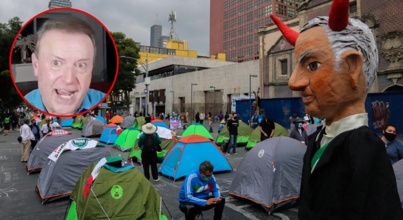 Gilberto Lozano quiere poner mallas electrificadas en el Zócalo