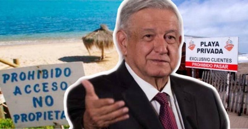 AMLO publica decreto que GARANTIZA libre acceso y tránsito en playas de México y
