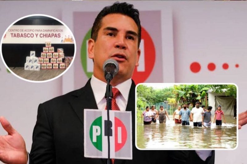 PRI convierte sus oficinas en Centros de Acopio para damnificados en Chiapas y Tabasco