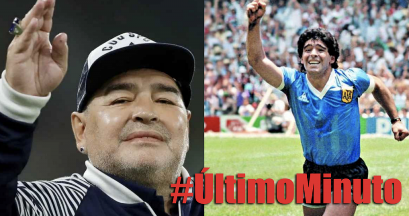 URGENTE | Murió Diego Armando Maradona: Sufrió un paro cardiorrespiratorio en su casa de Tigre