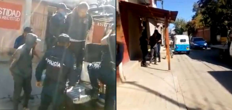 Así detienen los policías de Oaxaca a los ciudadanos que se niegan a usar cubrebocas (VIDEO)