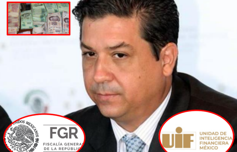 UIF alista denuncia ante la FGR contra Cabeza de Vaca por presunto lavado de dinero.