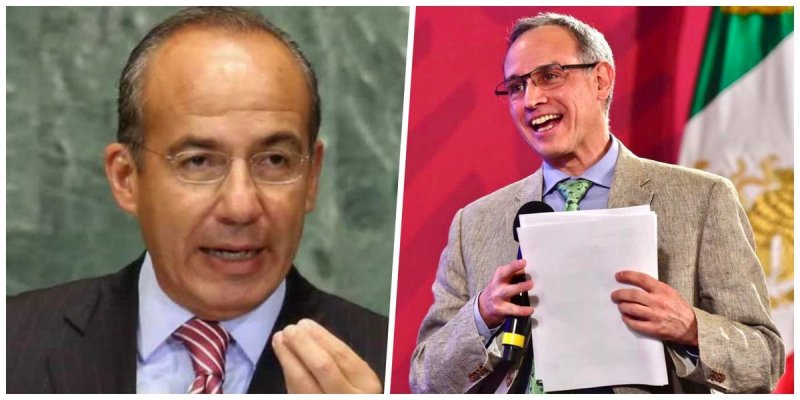 Felipe Calderón CRITICA a López-Gatell por declaración de hace casi un año