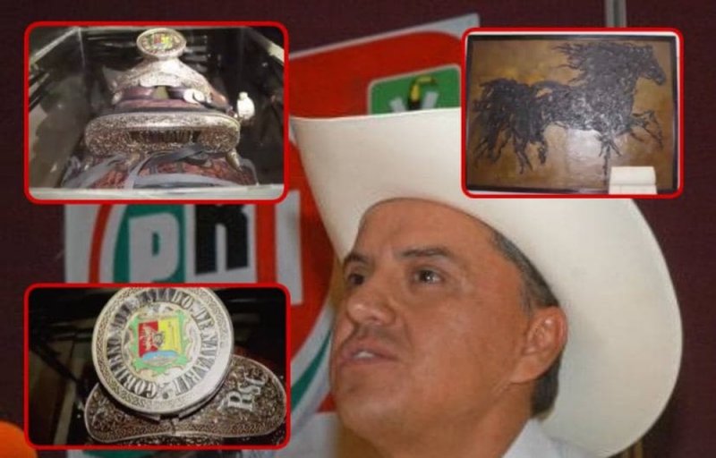 Decomisan silla de oro con diamantes incrustados y arte al ex gober de Nayarit Roberto Sandoval