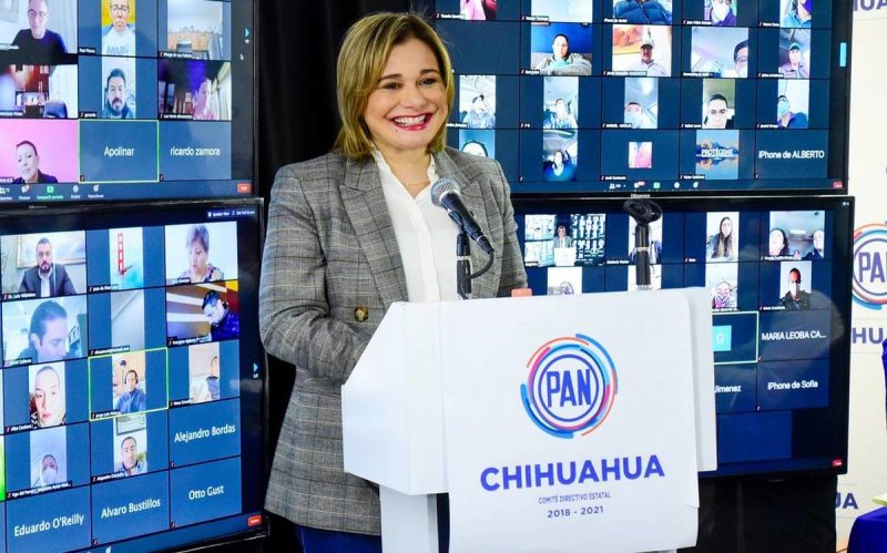 Candidata del PAN por Chihuahua, asegura que combatirá el comunismo de Morenay