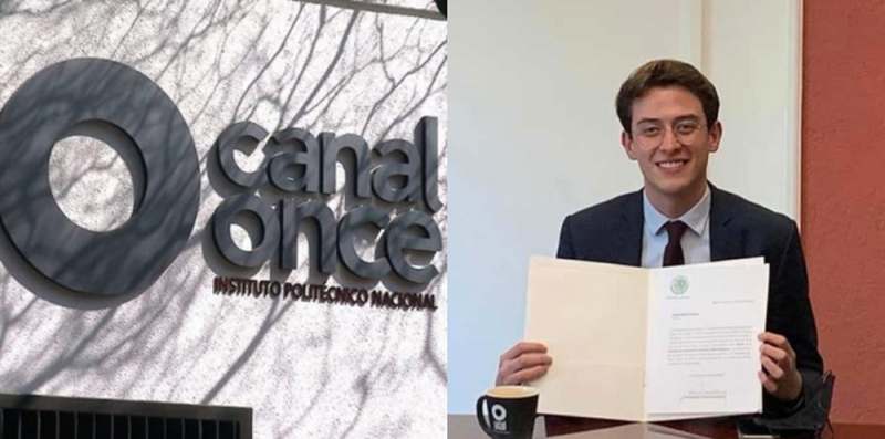Carlos Brito asume dirección de Canal Once del IPN con tan solo 25 años de edad