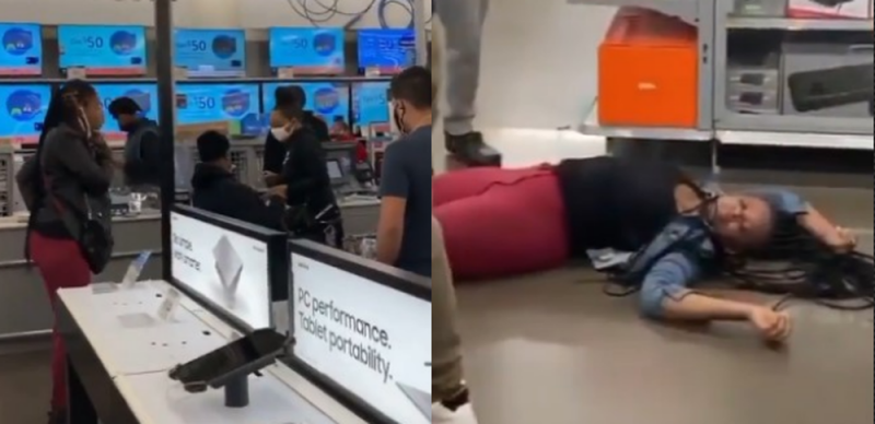 Viralizan pelea de mujeres en tienda por un PlayStation 5; una queda inconsciente (VIDEO)