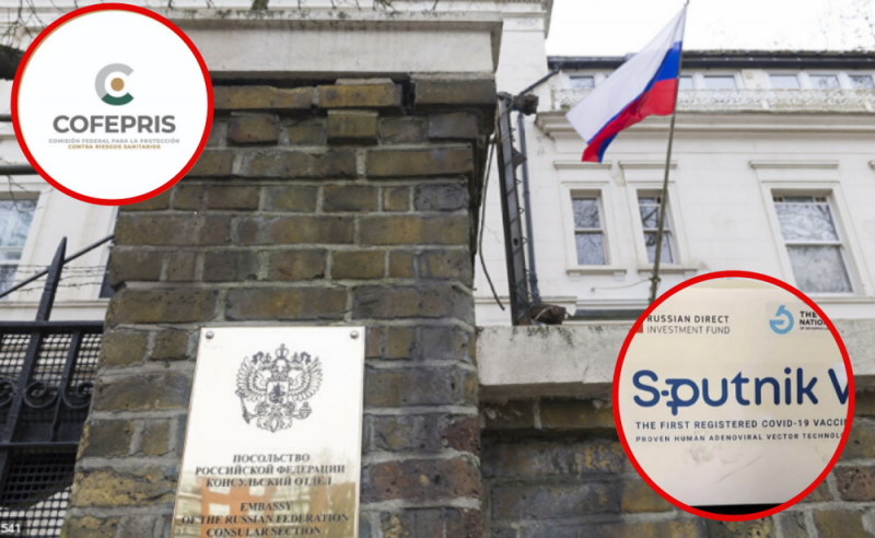 Embajada de Rusia CELEBRA que México y COFEPRIS hayan aprobado aplicación de Sputnik V