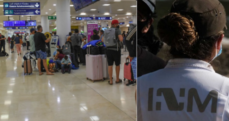 INM les niega la entrada a turistas Rumanos en el aeropuerto de Cancún