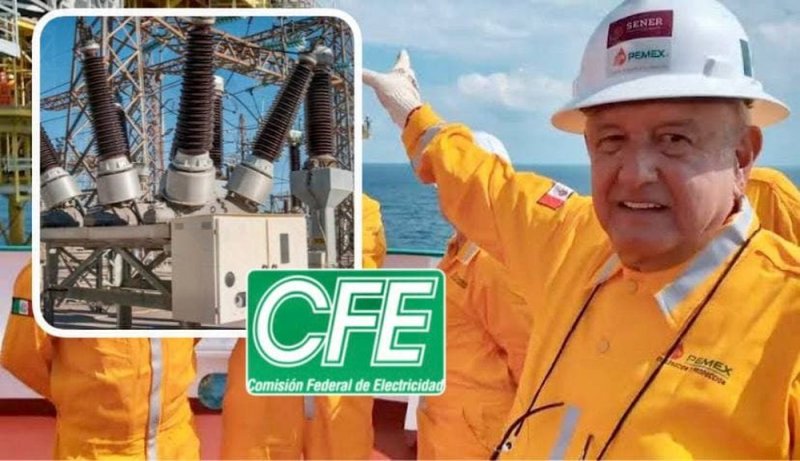 AMLO ordena a PEMEX vender combustible barato a CFE para restablecer electricidad