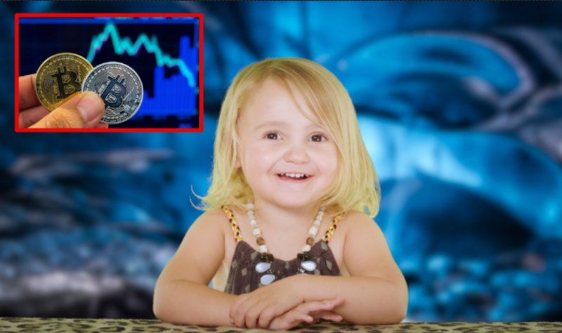 Niña de tres años sorprende las redes al explicar “con dulces” cómo funciona el BITCOIN (Video)