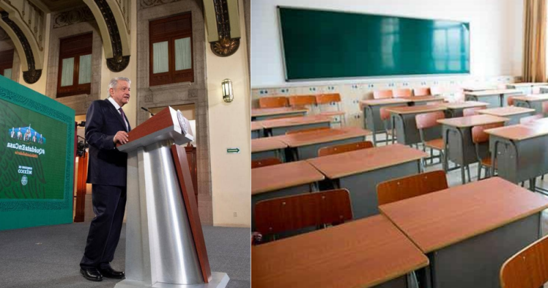 AMLO descarta sanciones a escuelas privadas que reanuden clases presenciales