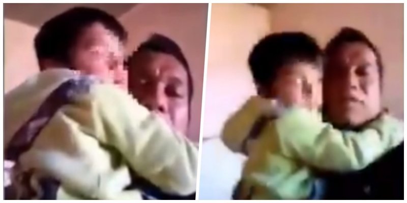 Detienen y encarcelan a niño de 4 años y su padre; difunden video desde la celday