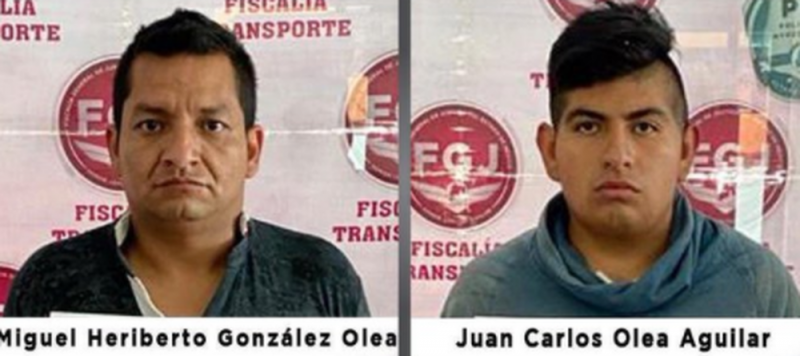 Condenan a más de 23 años de prisión a Juan y Miguel por asalto a pasajeros
