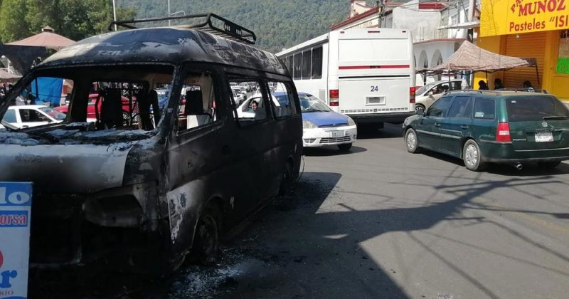 Un pleito con la Guardia Nacional en Huitzilac, terminó con el Ayuntamiento incendiado