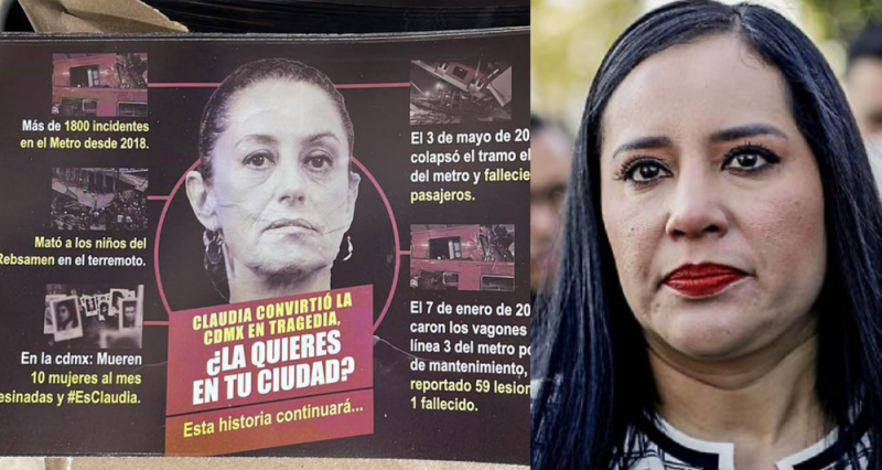 Encuentran propaganda contra Sheinbaum en oficinas de la alcaldesa Sandra Cuevas