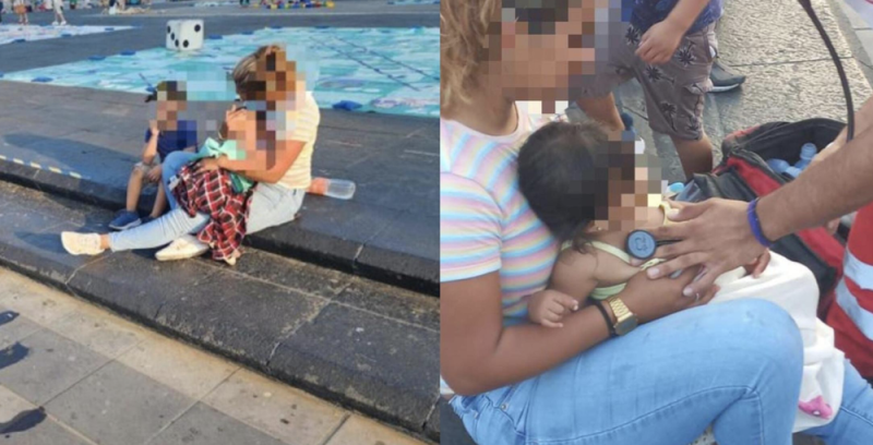 Bebé cae al mar con todo y carriola en el malecón de Veracruz; marinos lo rescatan