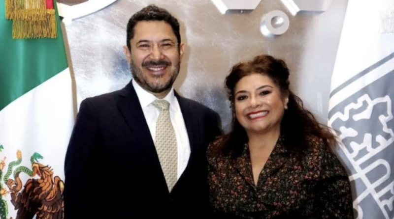 Clara Brugada se reunió con Martí Batres para dar seguimiento a la transición en CDMX