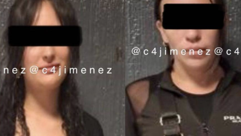 Detienen a dos carteristas Colombianas que operaban en el Centro de la CDMX