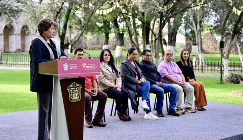 Delfina Gómez presentó avances del Plan de Reconstrucción en el Edomex