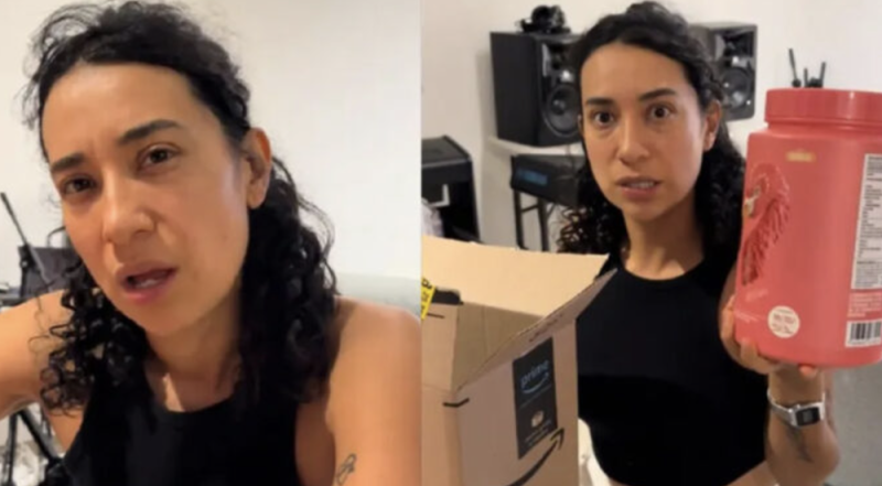 Flor Amargo denuncia supuesta estafa en Amazon; pidió una cámara y le llegó una proteína