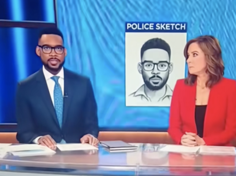 Noticiero en Houston muestra foto de criminal buscado… y se parecía al conductor del programa