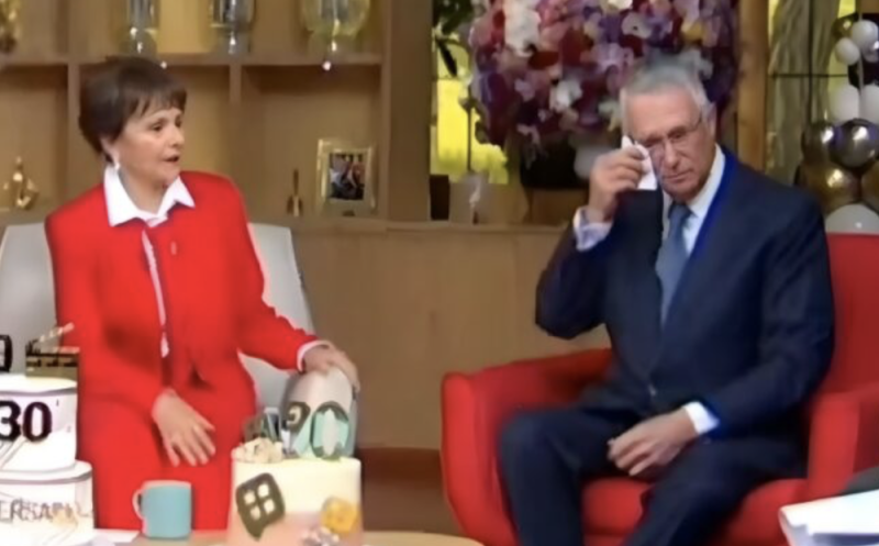 ¿No que muy Lion? Salinas Pliego rompe en llanto en Ventaneando por adeudo fiscal y desata críticas