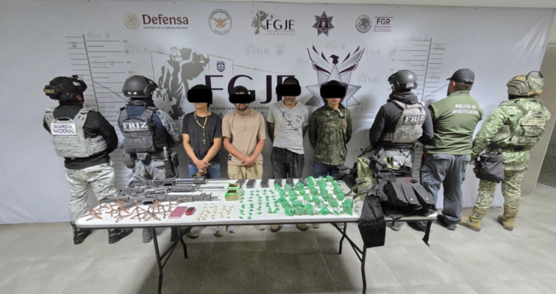 SSP desarticula célula delictiva en operativo cercano al rancho de la familia Aguilar