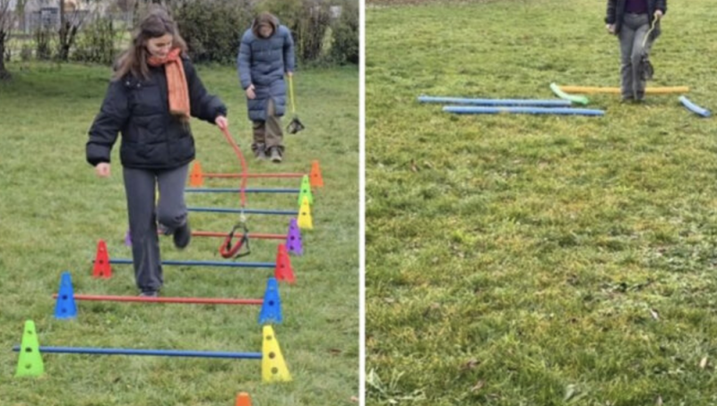 Primero los Therians y ahora el hobby dogging: La moda de pasear perros imaginarios