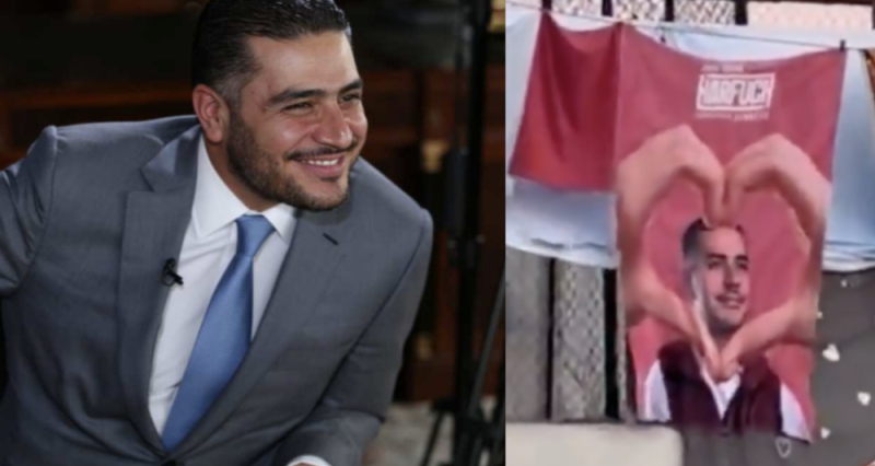 ¿La usarías? graban toalla de baño con la imagen de Omar García Harfuch y se viraliza