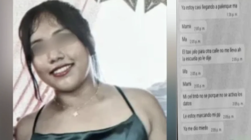 Los angustiantes mensajes de Monse a su mamá antes de desaparecer: “Ya me dió miedo”