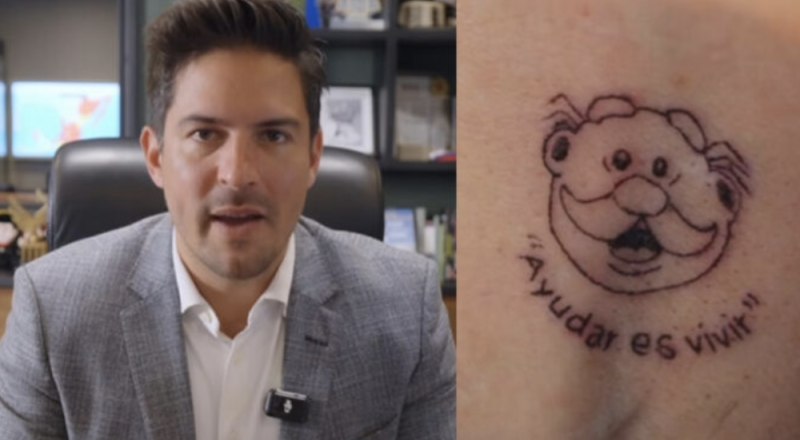 Todas las personas que muestren un tatuaje del Dr. Simi en cualquier farmacia recibirán 800 pesos 