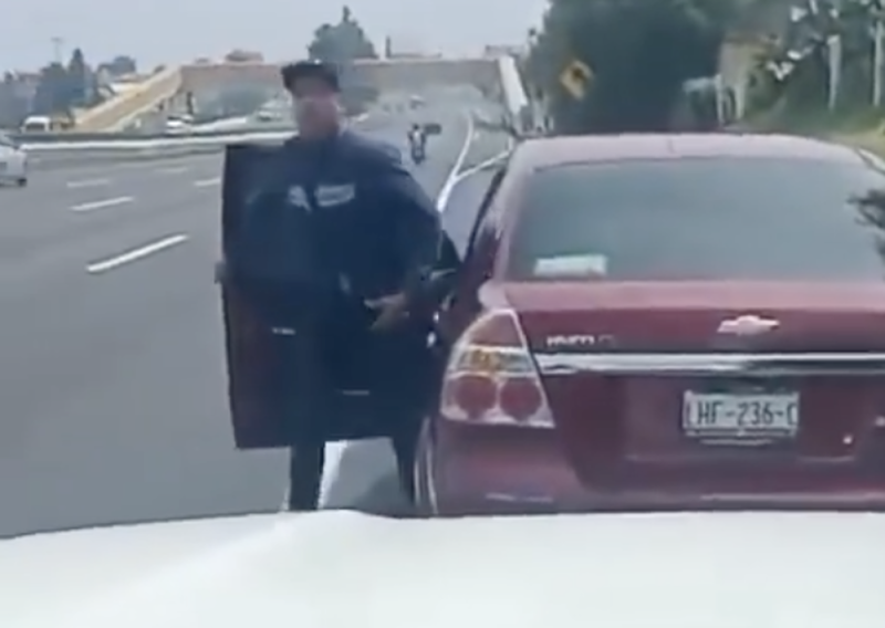 Automovilista frustra asalto de falsos agentes ministeriales en la México-Pachuca VIDEO 
