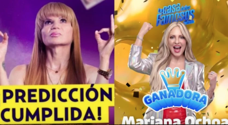 ¡Predicción cumplida! Mhoni Vidente predijo que Mariana Ochoa ganaría LCDLFMX