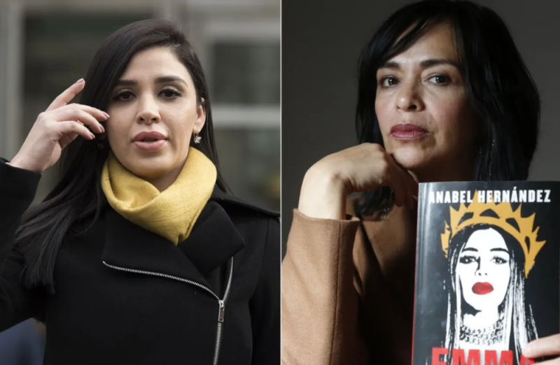 Demanda Emma Coronel a editorial por uso de su imagen en portada de libro de Anabel Hernández