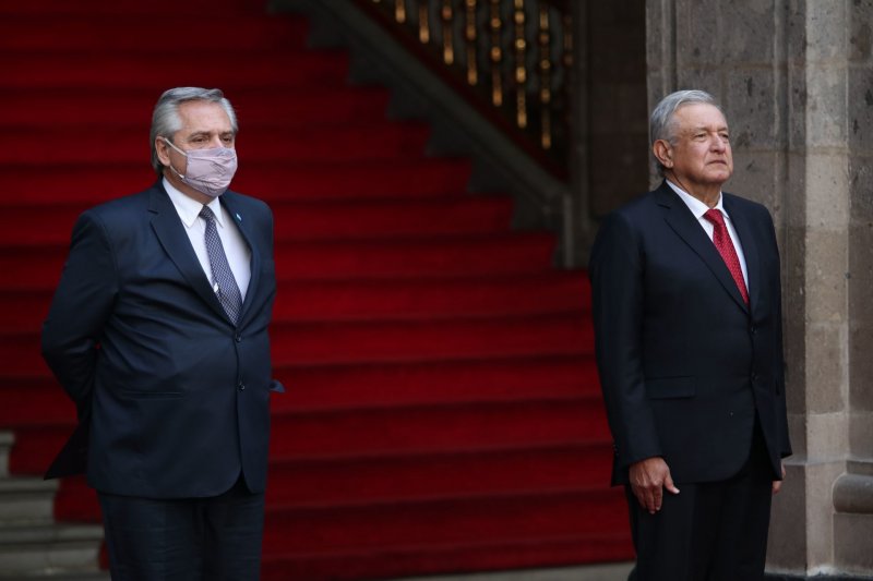 Nombra México huésped distinguido de CDMX a Alberto Fernández, presidente argentino