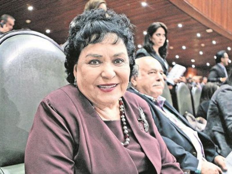Asegura Carmen Salinas que gana más como Actriz que como Diputada del PRI